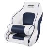 VEVOR Captain Bucket Seat Boat Seat, Flip Up Boat Seat, with Thickened Sponge Padding, Flip-up Bolster Boat Captain Chair for Fishing Boat